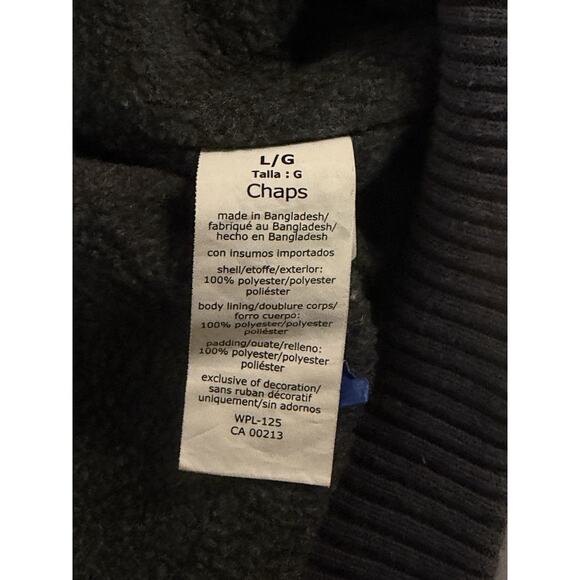 Red Mens Chaps Ralph Lauren Insulated-Fleece Lined Vest Size L - Picture 10 of 12